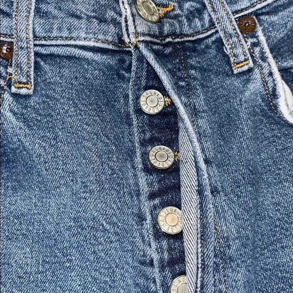 AGOLDE Riley High Rise Straight Crop in Transfer button fly | size 25 - Picture 11 of 11